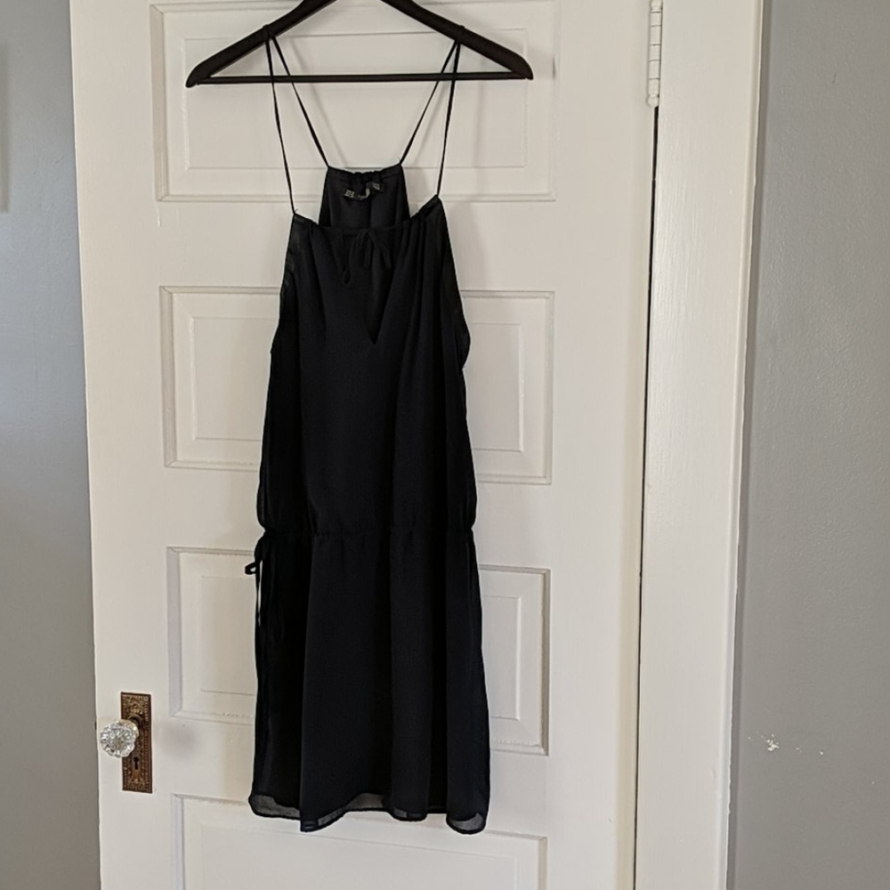 Navy zara mini dress